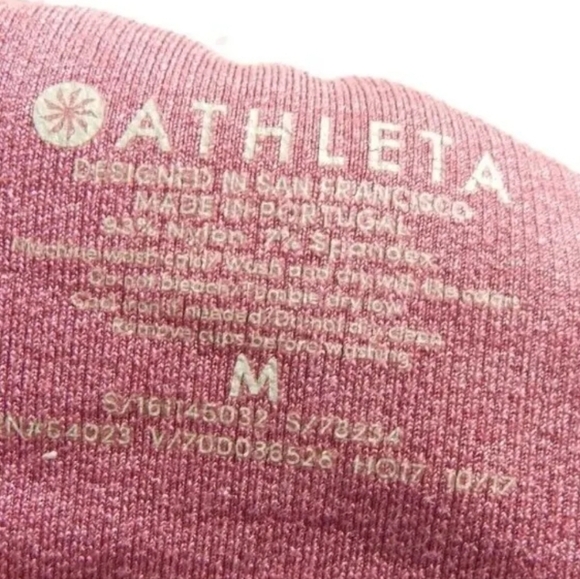 Athleta Mauve Mesh Around Sports Bra - Picture 3 of 4